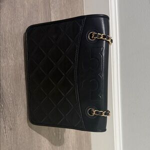 Tory Burch black quilted handbag